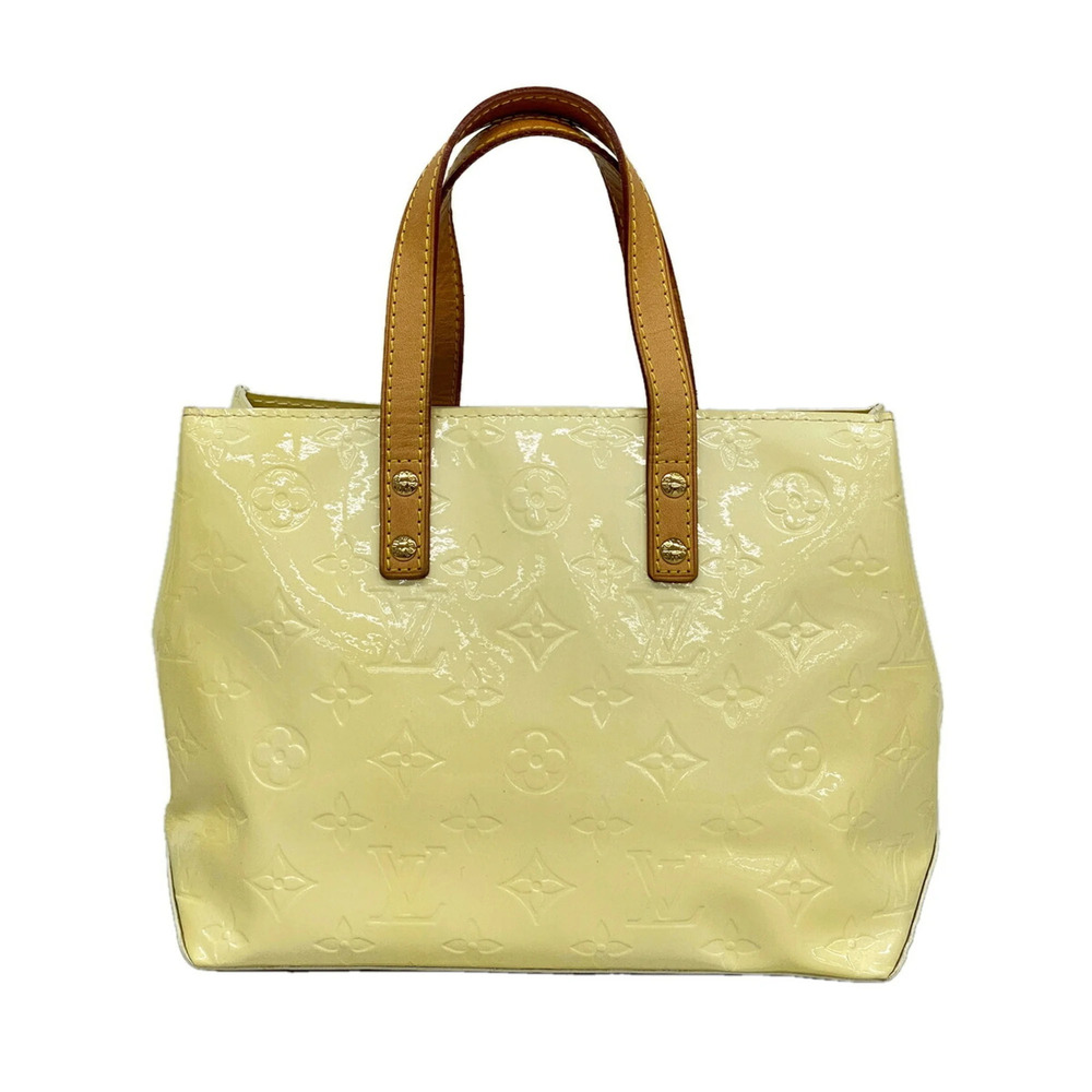 Louis Vuitton Vernis Lead PM handbag, M91336, Perle, for women.